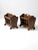 Wood Vintage Lodge Style Magazine Racks Pair For Sale - Image 7 of 13
