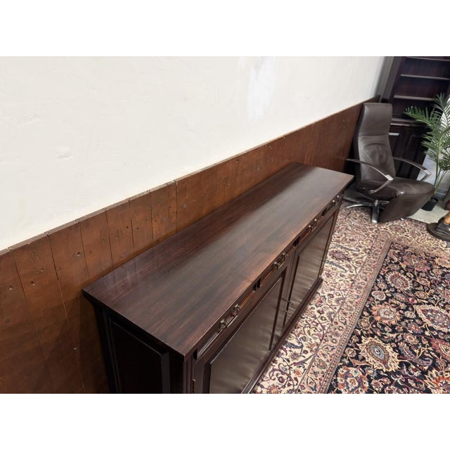 English Office Sideboard in Teak For Sale - Image 13 of 16