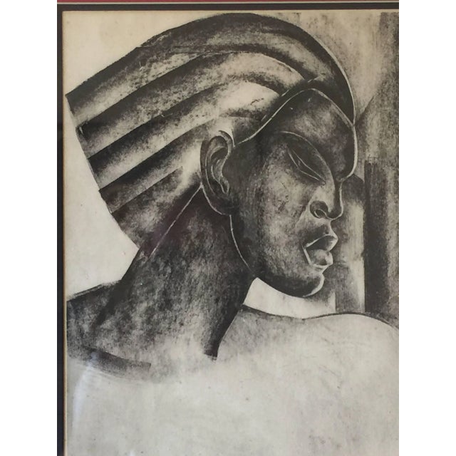1930s Art Deco Portrait Lithographs by Boris Lovet-Lorski - a Pair For Sale - Image 9 of 10