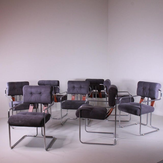 Tucroma Armchairs by Guido Faleschini, Set of 10 For Sale - Image 10 of 18