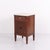 Mahogany bedside table with a marble top, one drawer, and one cupboard door. Dating from the 1930s, it offers practical...