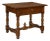 18th Century English Oak Side Table with Single Drawer and Turned Base For Sale
