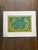 1960’s original pop art folk art serigraph silk screen laid on matboard in the style of Corita Kent. Measures 21.5x17.25...