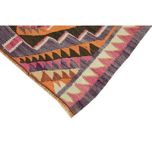 Vintage Kilim Runner Rug For Sale - Image 4 of 7