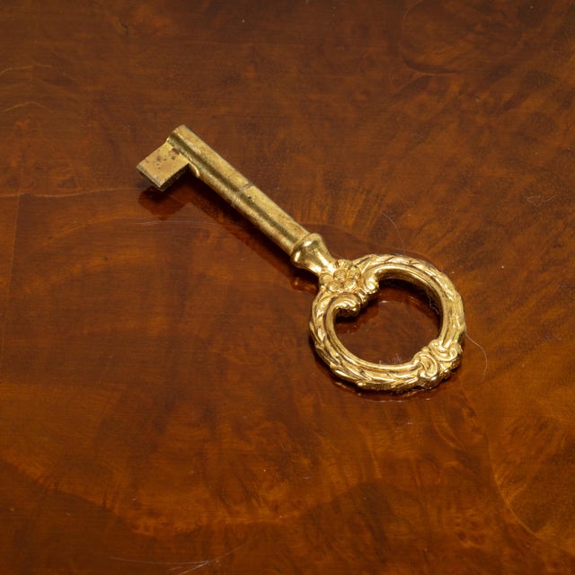 1980s Empire Style Chest of Drawers W/ Griffin Motifs &Hidden Drawer, Neoclassical Dresser For Sale - Image 12 of 18