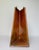 Vintage C.1950's Hollywood Regency Hammered Copper & Polished Brass Magazine Holder For Sale - Image 10 of 13