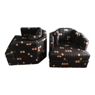 1970s Vintage Swivel Chairs - a Pair For Sale