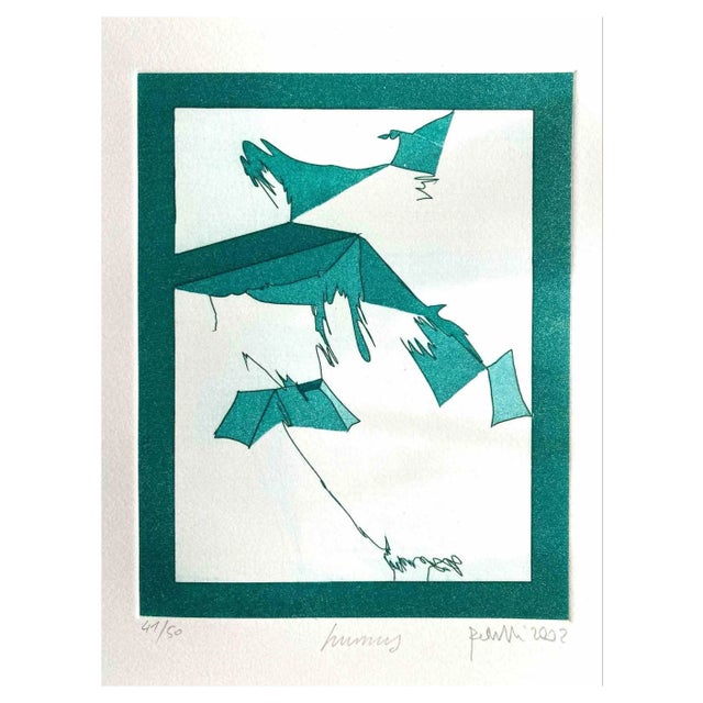 Achille Perilli, Motetti, Etching, 2002 For Sale