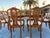 Ivory Late 20th Century Attributed to Bassett Chalons Collection Sequoia Cherry Dining Set With Cane-Back Chairs, Extension Leaf & Custom Table Pads For Sale - Image 8 of 17