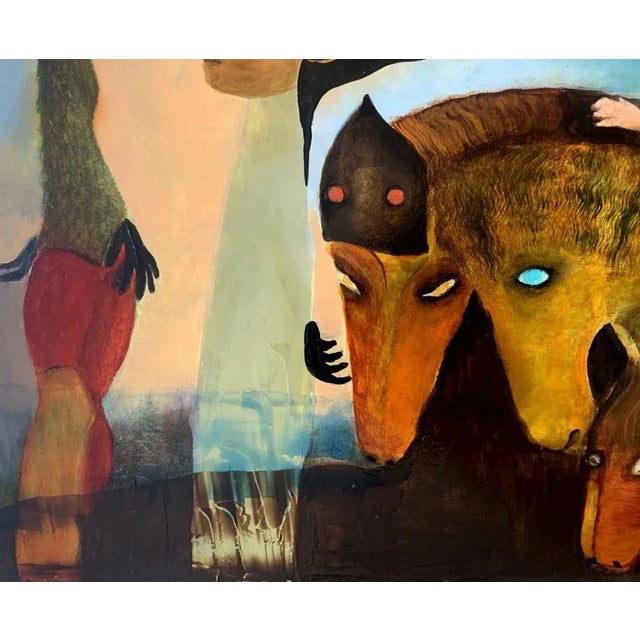 Monika Rossa, A Journey, Oil on Board For Sale - Image 4 of 5