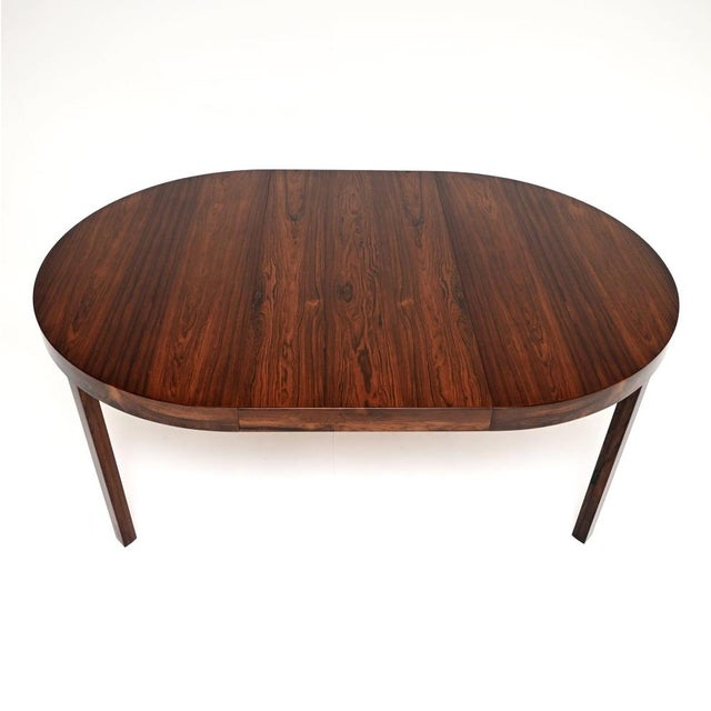 Wood Vintage Danish Extending Dining Table by Ole Wanscher, 1960 For Sale - Image 7 of 11