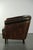 1990s Vintage Dark Sheepskin Club Armchair For Sale - Image 5 of 13