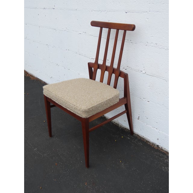 Mid 20th Century Foster McDavid Mid Century Modern Dining Chairs Set of Four 6642 For Sale - Image 5 of 17