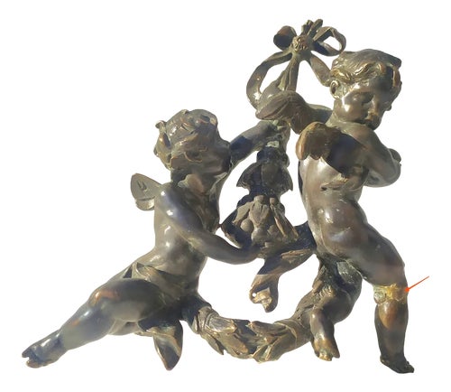 Italian Artist, Cherubs, 1900, Bronze