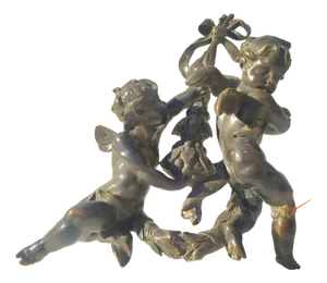 Italian Artist, Cherubs, 1900, Bronze