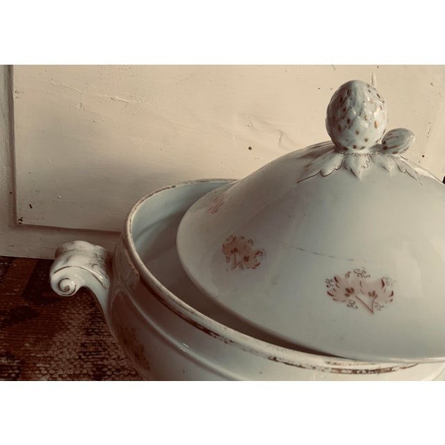 Exceptional Old Paris Porcelain Tureen - Late 19th Century For Sale - Image 6 of 12