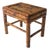 Wicker Bamboo Stool Plant Drink Stand, Small For Sale