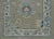 Turkish Oushak Rug Gray, Blue & Olive Green Handwoven Wool Rug 3' X 6'3" For Sale - Image 4 of 10
