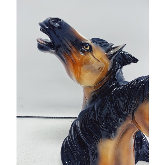 Ceramic Horse Sculpture from Ceramiche Boxer For Sale - Image 6 of 8