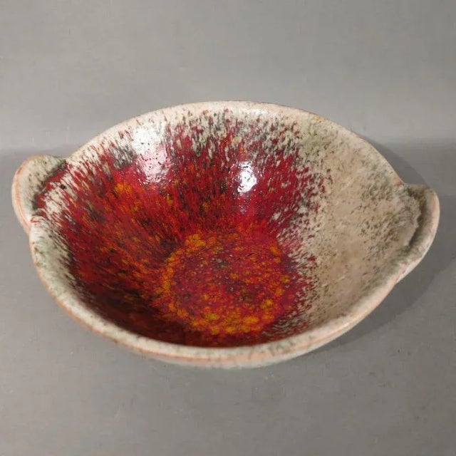 Ceramic Bowl by Friedgard Glatzle for Karlsruher Majolika, 1972 For Sale - Image 6 of 6