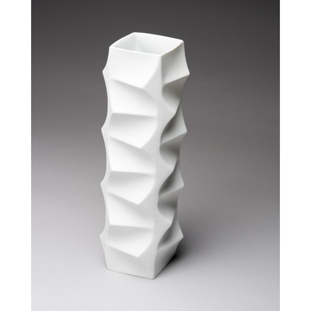 1970s White Archais Bisque Porcelain Vase by Heinrich Fuchs for Hutschenreuther, Germany, 1970s For Sale - Image 5 of 9