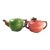 1970s Sakura Apple Orchard Figural Sugar Bowl and Creamer For Sale