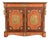 Paul Sormani Style French Napoleon III Mahogany and Kingwood Marble Top Buffet Server or Bar Cabinet With Mounted Gilt Bronze Ormolu For Sale