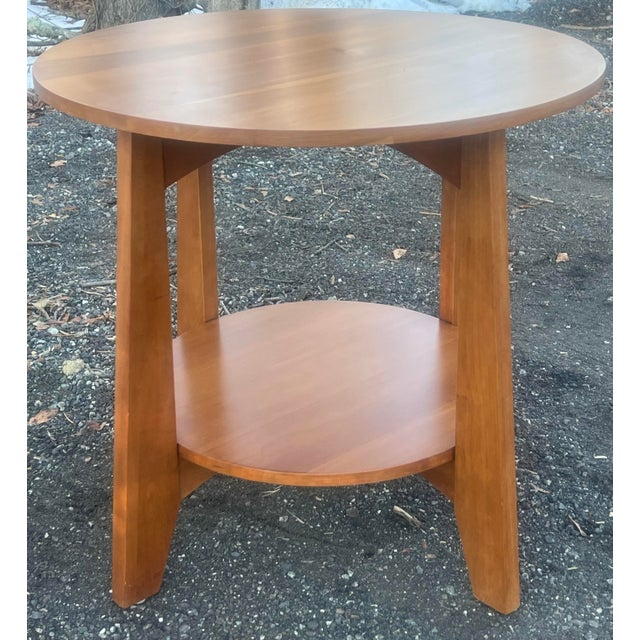 Ethan Allen American Impressions Cherry Accent Table For Sale In New York - Image 6 of 11