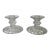 Vintage Fostoria Colony Pressed Glass Candle Holders – a Pair For Sale