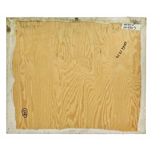 Contemporary Giovanni Gromo, Bedroom, Oil on Canvas on Wood, 1980s For Sale - Image 3 of 4