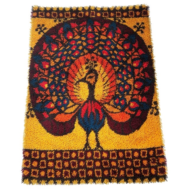 High Pile Rya Rug by Ege Rya for Taepper Deluxe, Denmark, 1970s For Sale - Image 18 of 18