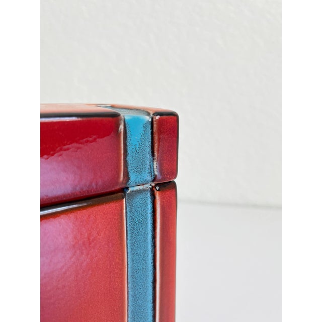 1970s Mondrian Inspired Canister For Sale In Sacramento - Image 6 of 9