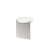 Alwa One Side Table with White Top & Brushed Stainless Steel Base by Sebastian Herkner for Pulpo For Sale - Image 6 of 6