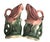 Vintage 1950’s Stanford Ware Pink Flamingo Vases - A Pair For Sale - Image 4 of 11