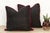 Textile Pair of Manek Black Dotted Ahir Handloom Pillows For Sale - Image 7 of 7