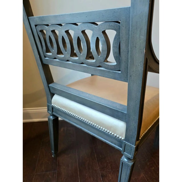 2010s Beautiful Set of 6 Custom Dining Chairs For Sale - Image 5 of 9