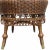 Wood Rattan and Wicker Boudoir Chair, Italy, 1900s For Sale - Image 7 of 12