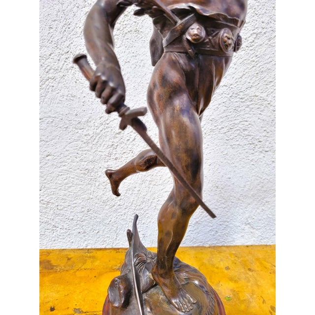 Metal Emile Picault, Victoria, Bronze Sculpture, Late 19th Century For Sale - Image 7 of 18