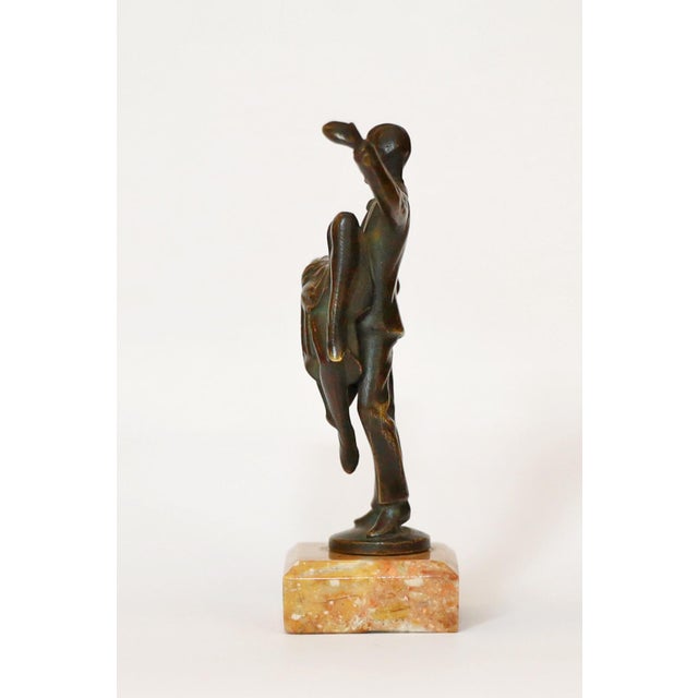 1920s Dancing Couple in Bronze & Marble, 1920s For Sale - Image 5 of 10