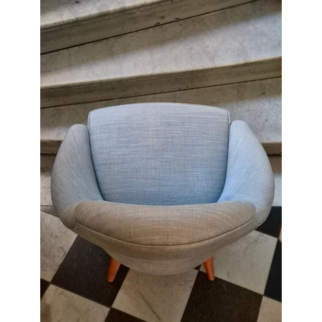 Scandinavian Modern Lilla Eva Armchair by Kerstin Hörlin-Holmquist for Nordiska Kompaniet For Sale - Image 11 of 15