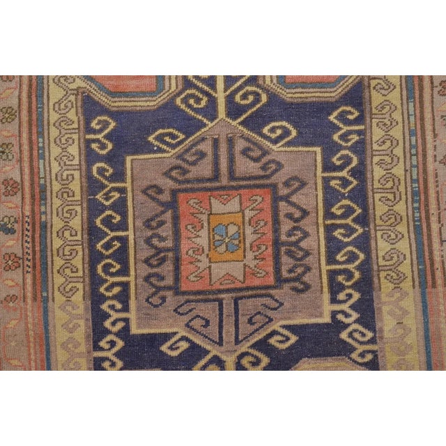 Handwoven Vintage Anatolian Rug With Faded Medallion Rug For Sale - Image 4 of 10