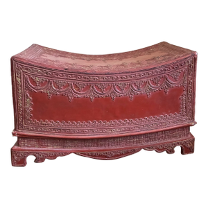 19th Century Burmese Sadaik- Traditional Lacquered Manuscript Chest