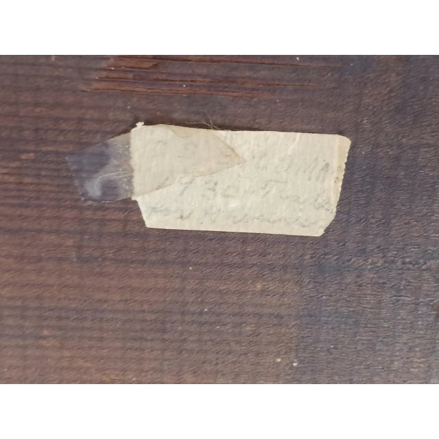 Vintage Equestrian Horse Jumping Steeplechase Hand Carved Wooden Wall Plaque Dated 1930 For Sale - Image 9 of 9