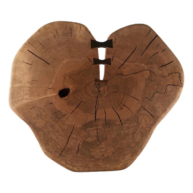Heart Table No. 1 – Black Walnut Coffee Table With Butterfly Inlays For Sale