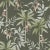 Boråstapeter Jungle Friends Wallpaper In Pewter Green For Sale