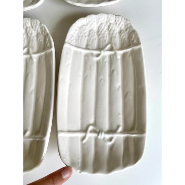 1960s 1960s Set of 8 Ceramic Asparagus Dishes by Taste Setter For Sale - Image 5 of 7