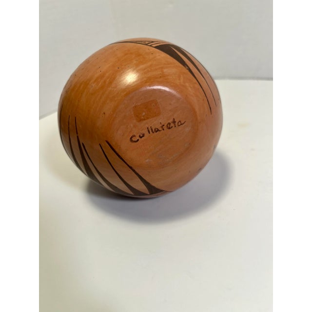 1970s Vintage Hopi Pottery by Kathleen Collateta Polychrome Wedding Vase For Sale - Image 5 of 7