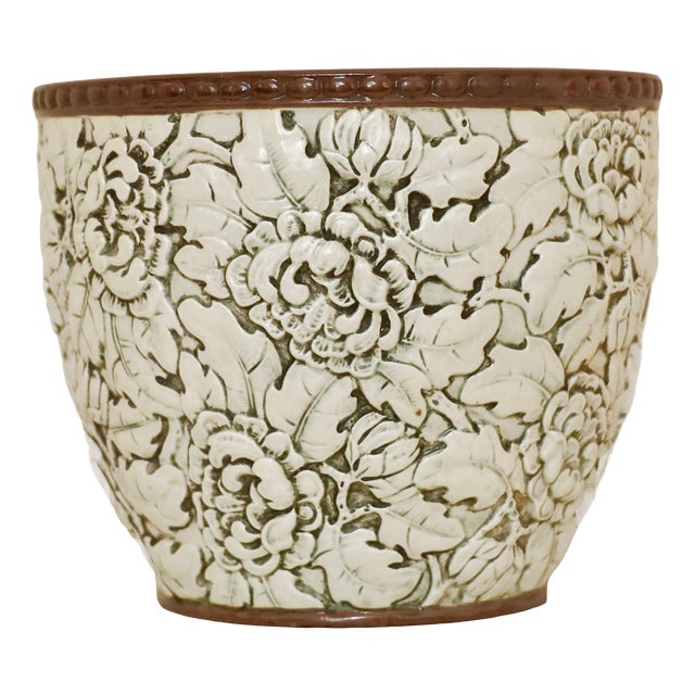 Ceramic Flower Pot from Eichwald Ceramic, 1890s For Sale