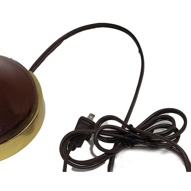 1960sMid-Century Modern Murano Style Tortoiseshell Art Glass Table Lamp W/Optional Contemporary Shade For Sale - Image 9 of 9