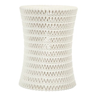 Oly Studio Pipa Ribbon Light Resin Side Table For Sale